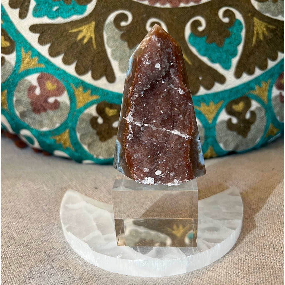 Beautiful PINK AMETHYST TOWER 3.5" crystal mineral